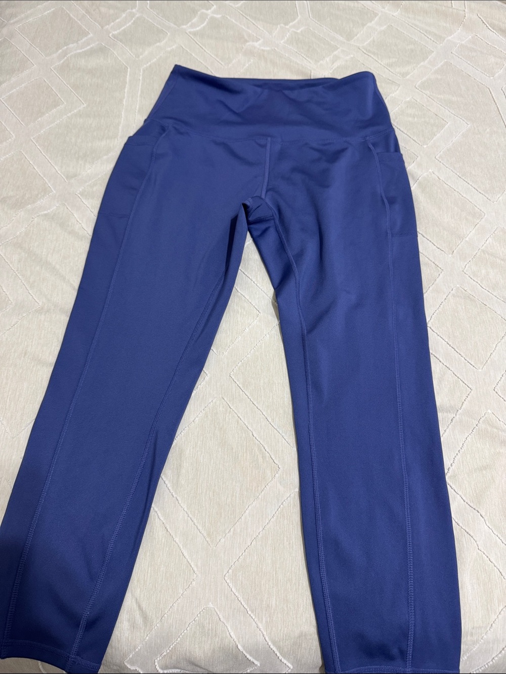 High-Waist Performance Leggings in Blue